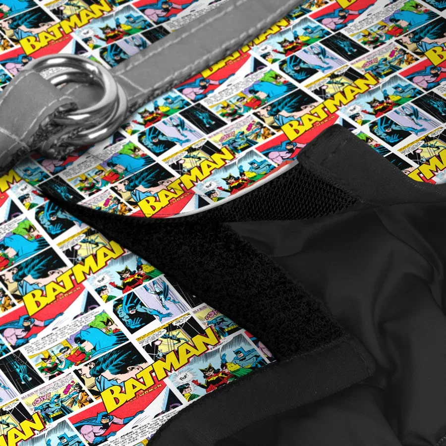 Шлея для собак м'яка «Бетмен комікс», XS3 WAUDOG Clothes Soft Harness Batman Comics