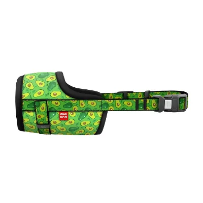 Намордник для собак, О 19-26 см «Авокадо», №2 WAUDOG Nylon Muzzle Avocado