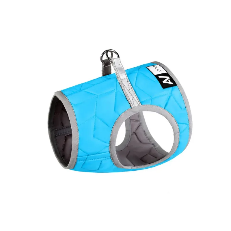 Шлея мягкая, S2, голубой AiryVest ONE Soft Harness