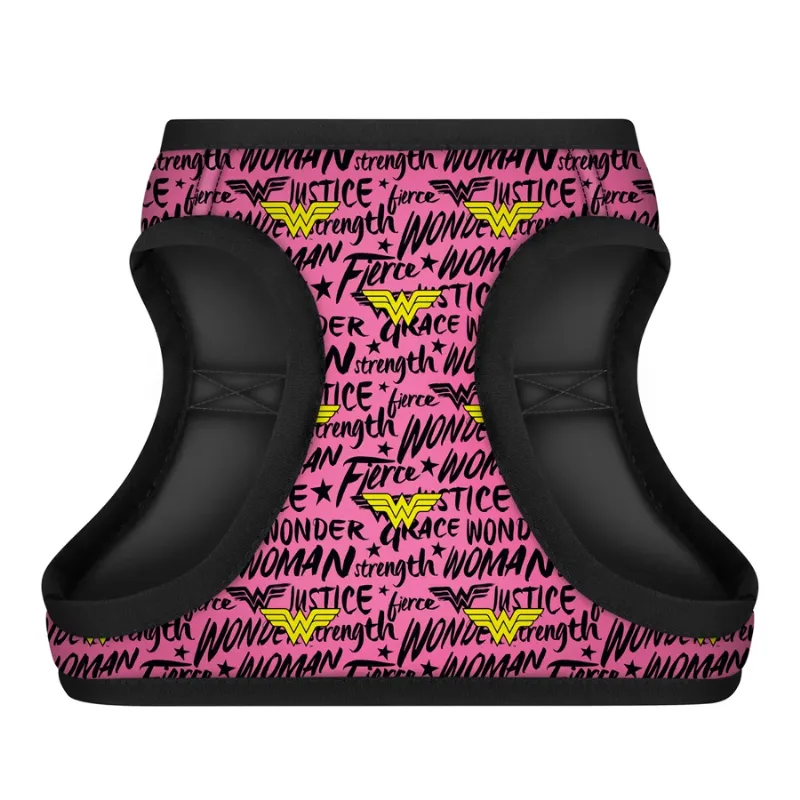 Шлея для собак мягкая «Чудо-женщина в розовом», XS3 WAUDOG Clothes Soft Harness Wonder Woman in Pink