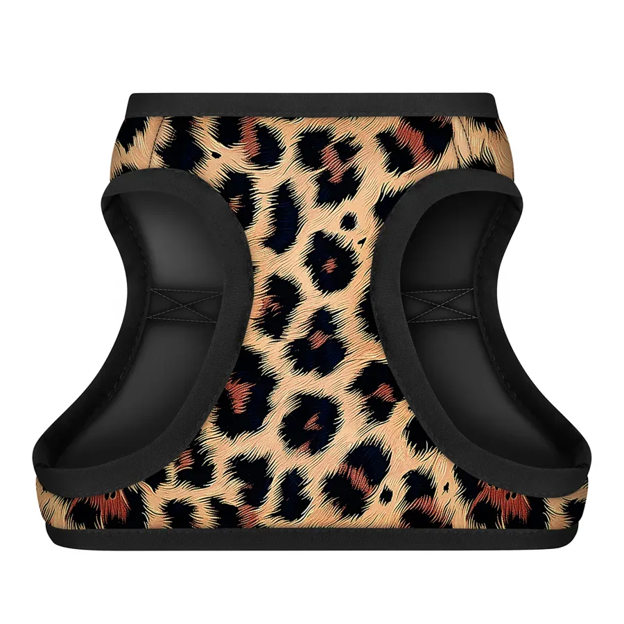 Шлея для собак м'яка «Леопард», XS4 WAUDOG Clothes Soft Harness Leopard