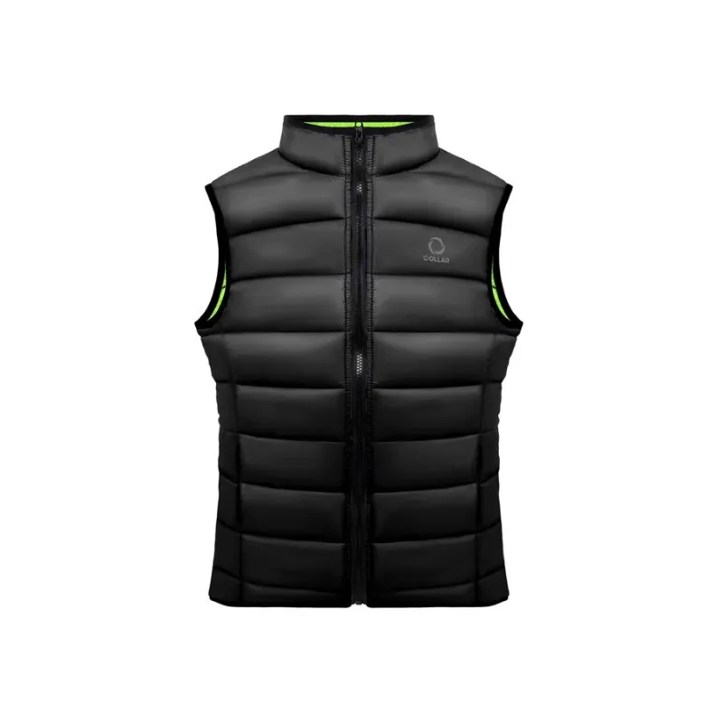 Жилет Vest чоловічий, XL, чорно-салатовий Collar Vest