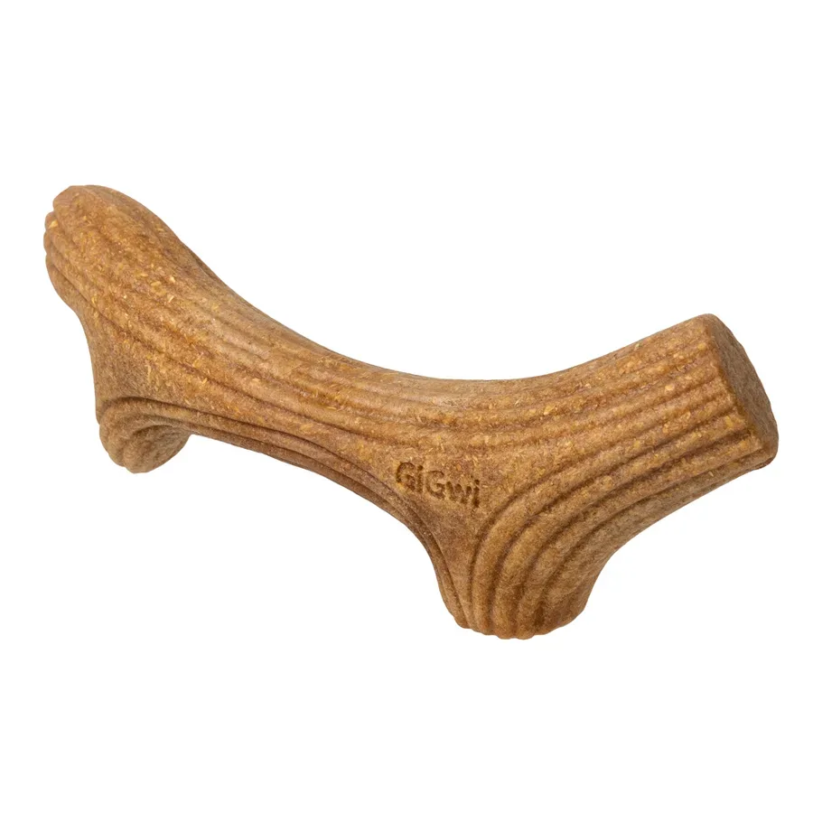 Игрушка для собак Рог жевательный, дерево, полимер, L GiGwi Wooden Antler Horn Toy
