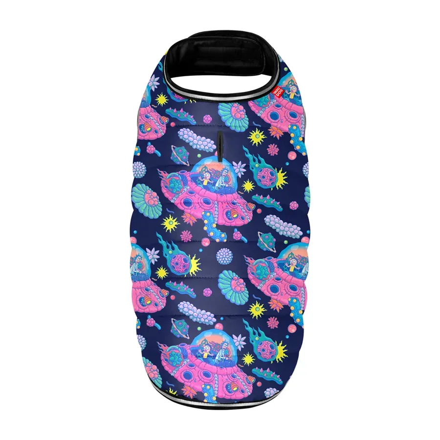 Курточка-накидка для собак «Рік та Морті 1», L WAUDOG Clothes Dog Cape Jacket Rick and Morty 1