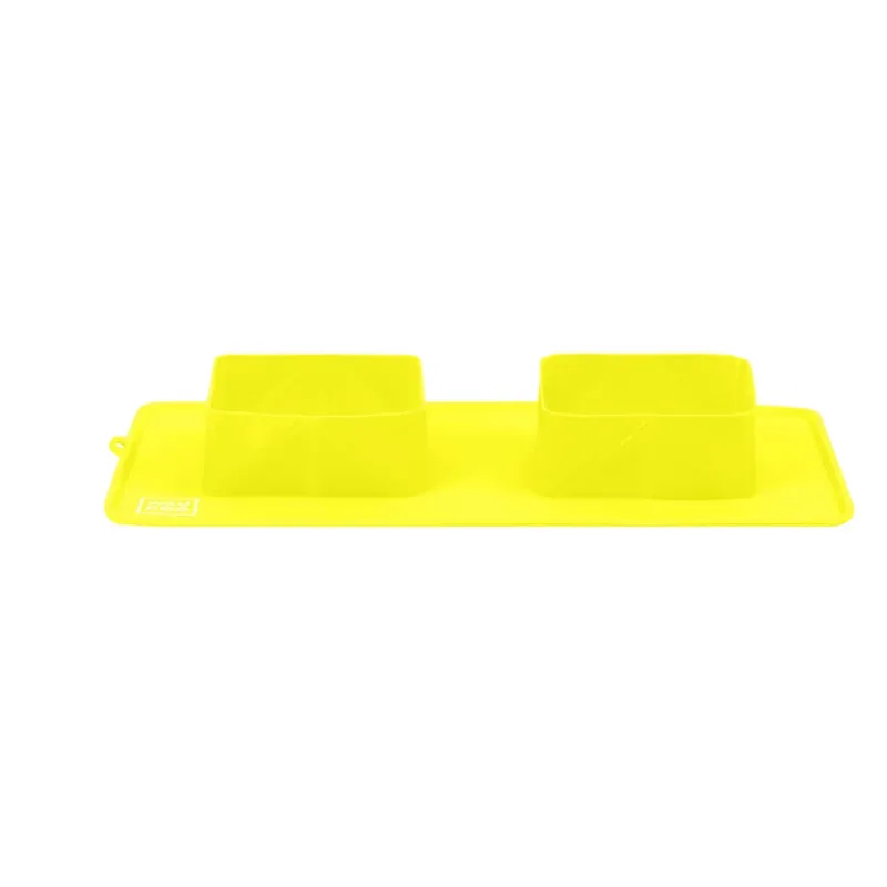 Миска складная, 385х230х50 мм, желтый WAUDOG Silicone Bowl