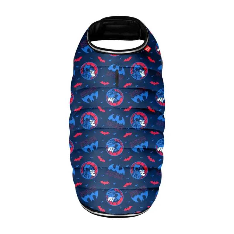 Курточка-накидка для собак «Бэтмен красно-голубой», XL WAUDOG Clothes Dog Cape Jacket Batman Red-Blue