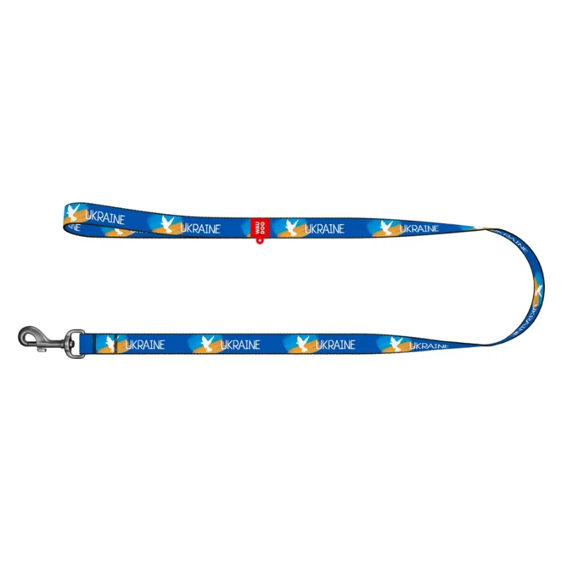 Поводок для собак нейлоновый «Флаг», L-XXL WAUDOG Nylon Leash Flag