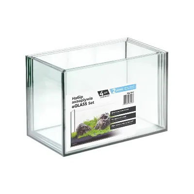 Набор аквариумов aGLASS Set 4 шт (21-25-29-34л) AquaLighter aGlass Aquarium Kit
