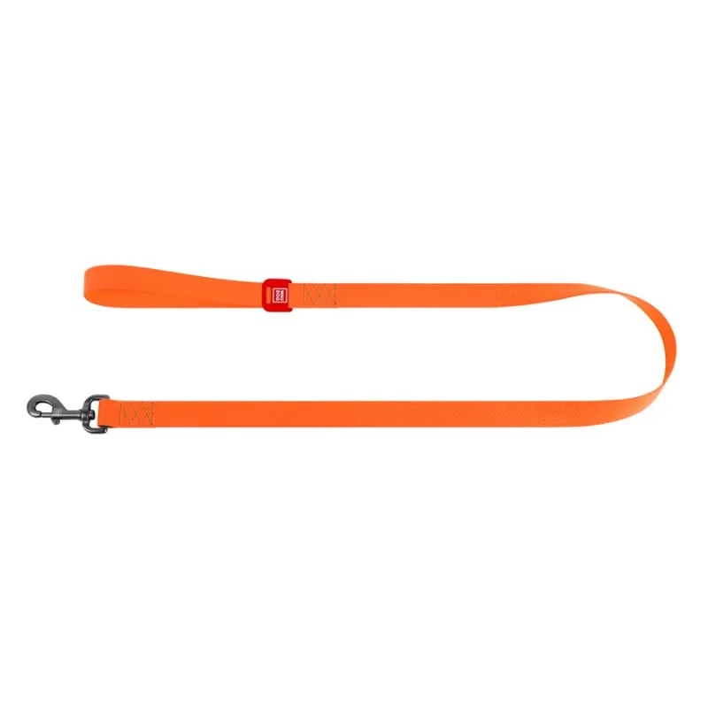 Повідець для собак водостійкий, 25 мм × 183 см, L-XXL, помаранчевий WAUDOG Waterproof Leash