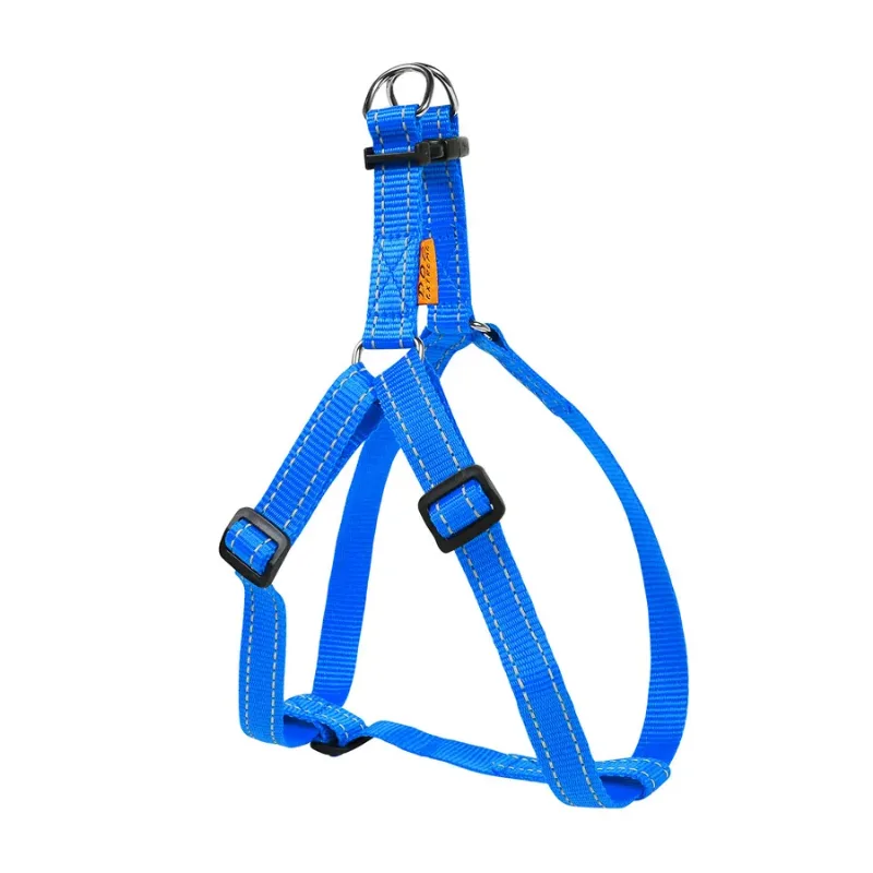 Шлея з нейлону, регульована, M, блакитний Dog Extreme Harness