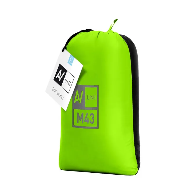 Курточка двусторонняя, M43, салатово-черная AiryVest UNI Dog Jacket