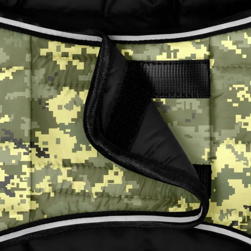 Курточка-накидка для собак «Мілітарі», S WAUDOG Clothes Dog Cape Jacket Military