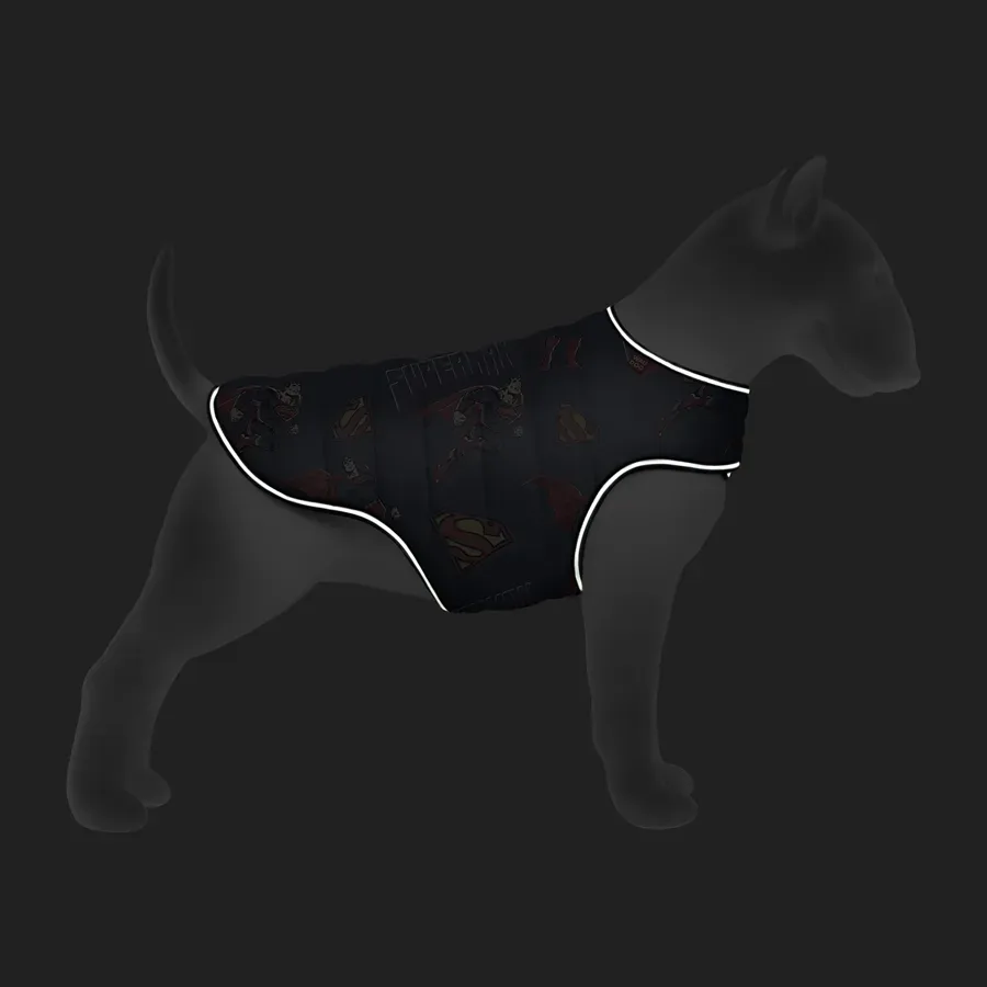 Курточка-накидка для собак «Сила Супермена», S WAUDOG Clothes Dog Cape Jacket Superman Power