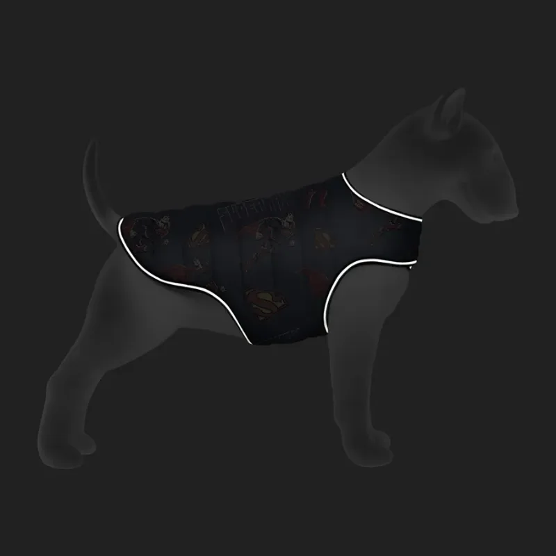 Курточка-накидка для собак «Сила Супермена», S WAUDOG Clothes Dog Cape Jacket Superman Power