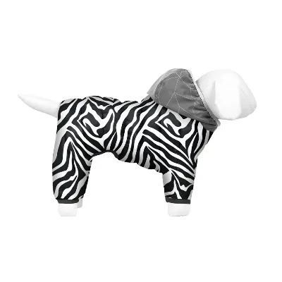 Комбінезон для собак «Зебра», XS25 WAUDOG Clothes Dog Jumpsuit Zebra