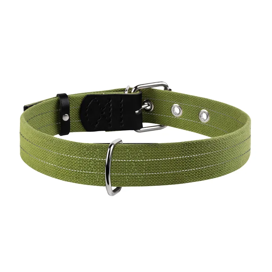 Нашийник для собак бавовняна тасьма Брезент, M Collar Canvas Collar