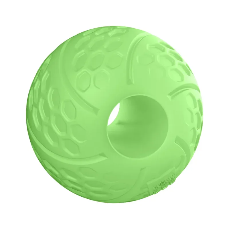 М'ячик світлонакопичувальний з отвором для смаколиків, 7 см WAUDOG Fun Ball