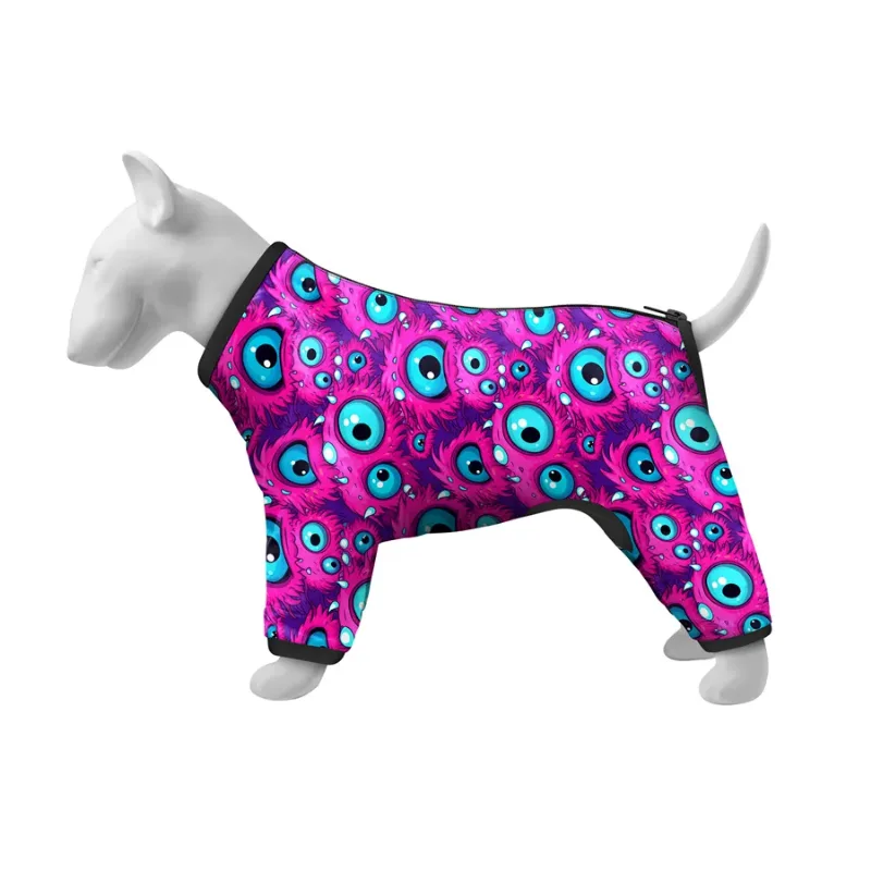 Вітровка для собак «Око монстра», L55 WAUDOG Clothes Dog Windbreaker Monster Eye