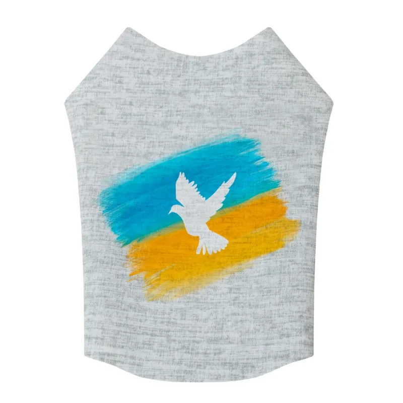 Майка для собак «Флаг», XS30 WAUDOG Clothes Dog T-Shirt Flag