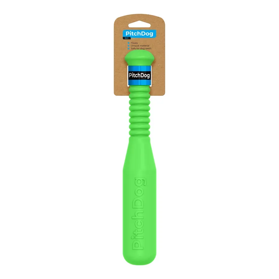 Ігрова бита для апортировки, салатовий PitchDog Bat