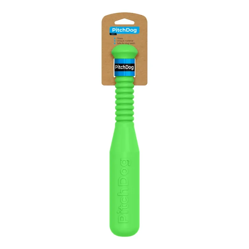 Ігрова бита для апортировки, салатовий PitchDog Bat