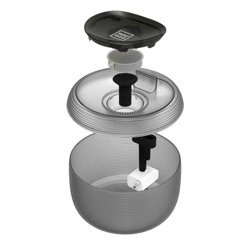 Фонтан-поїлка для собак і котів автоматичний з підсвіткою, 2,5 л WAUDOG Device Drinking Fountain