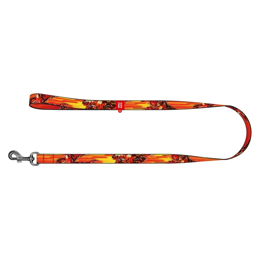Повідець для собак нейлоновий «Швидкість Флеша», L-XXL WAUDOG Nylon DC Comics Leash Flash Speed