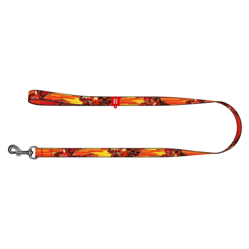 Повідець для собак нейлоновий «Швидкість Флеша», L-XXL WAUDOG Nylon DC Comics Leash Flash Speed