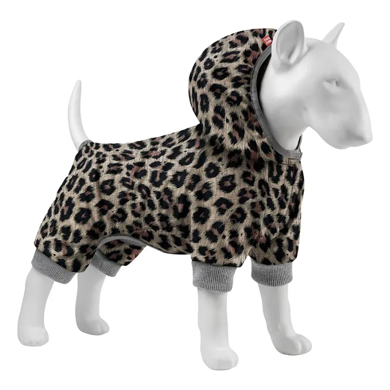 Комбинезон для собак, софтшелл «Леопард», M45 WAUDOG Clothes Dog Jumpsuit Leopard