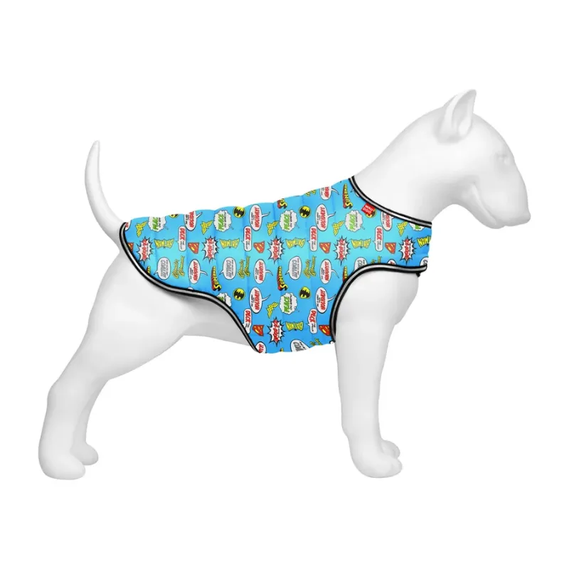 Курточка-накидка для собак «Ліга Справедливості», M WAUDOG Clothes Dog Cape Jacket Justice League