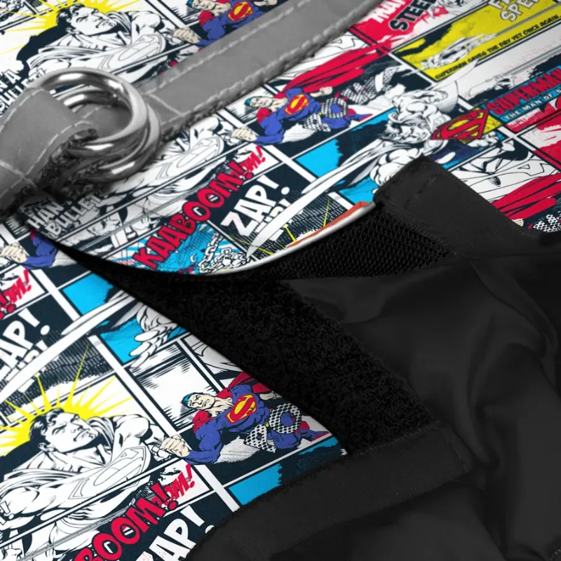 Шлея для собак м'яка «Супермен комікс», XS2 WAUDOG Clothes Soft Harness Superman Comics