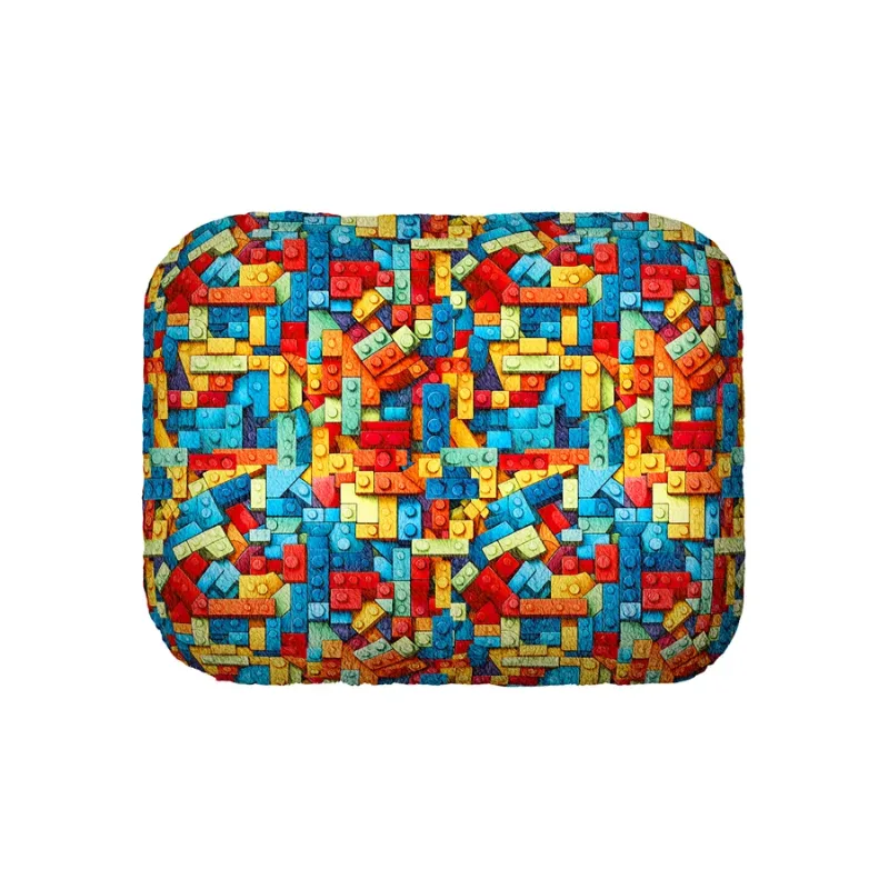 Лежанка для собак «Блоки», S WAUDOG Relax Pet Bed with Cushion Blocks