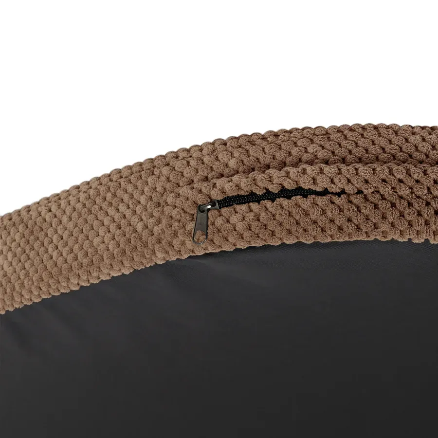 Лежанка для собак, Доріс велюр, зі знімним чохлом, L, бежевий WAUDOG Relax Pet Bed
