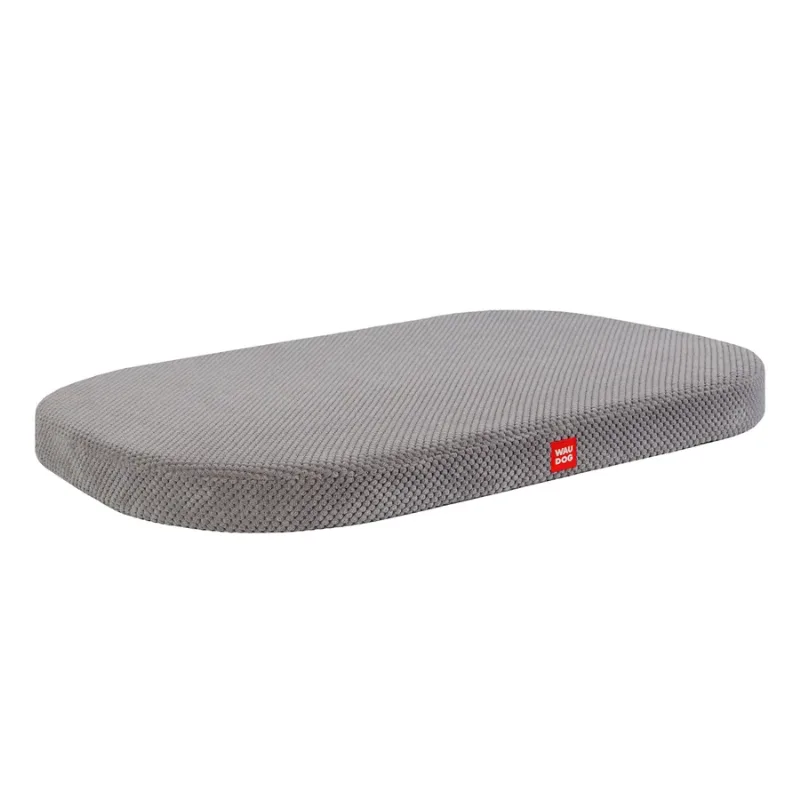 Лежанка для собак, Дорис велюр, со съемным чехлом, M, серый WAUDOG Relax Pet Bed