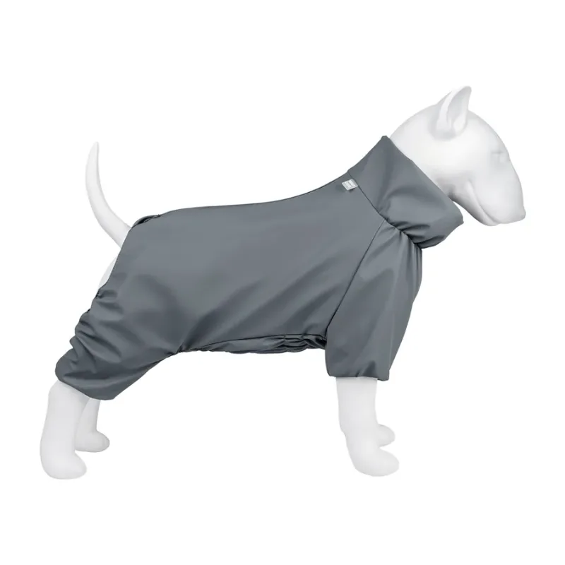Дощовик для собак, водонепроникний, M35, сірий WAUDOG Clothes Dog Raincoat