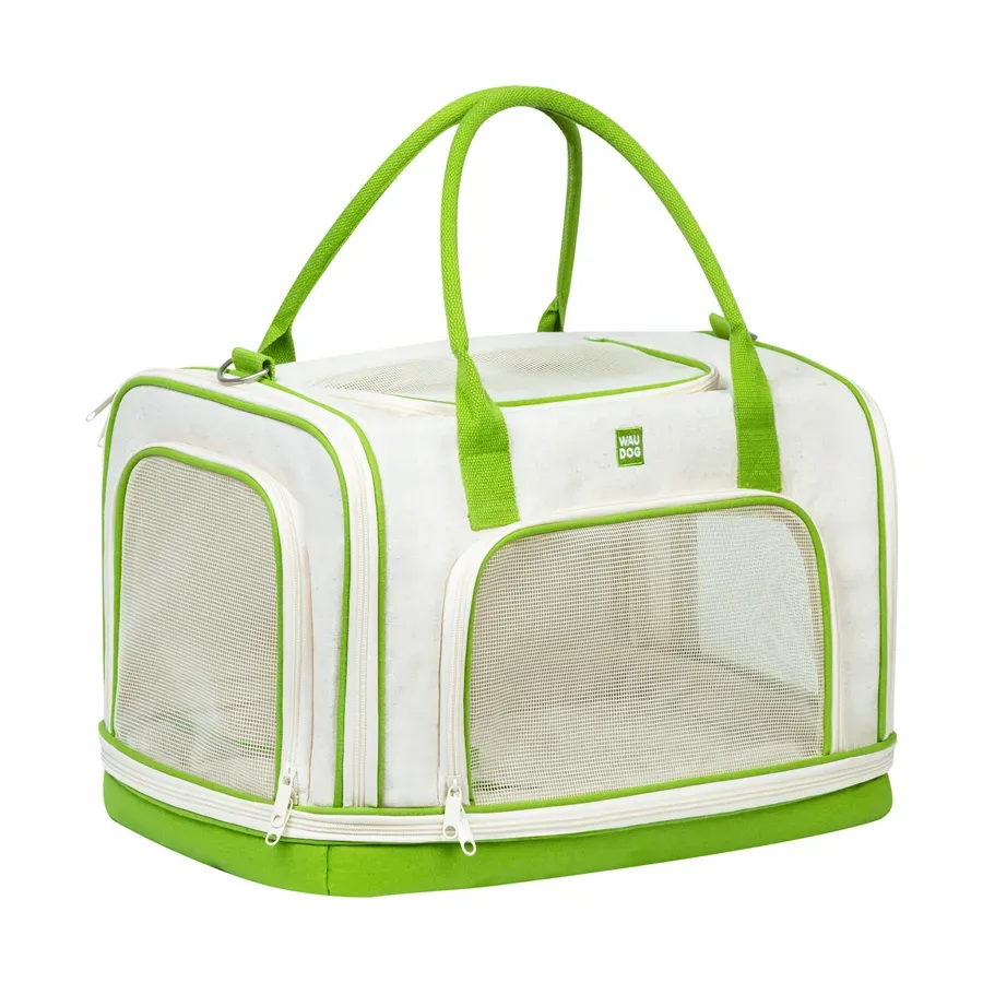 Сумка-переноска для котів та дрібних порід собак, 47x30x28 см, до 8 кг WAUDOG Relax Eco Pet Carrier