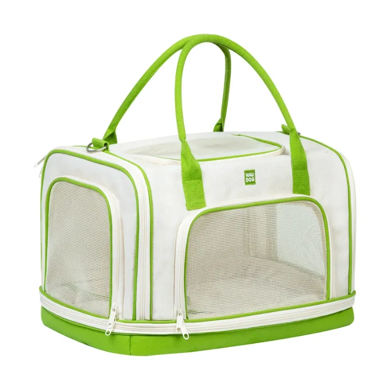 Сумка-переноска для котів та дрібних порід собак, 47x30x28 см, до 8 кг WAUDOG Relax Eco Pet Carrier