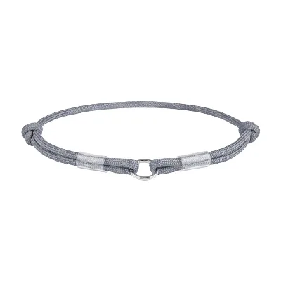 Шнурок из паракорда для адресника, светоотражающий, M, серебряный WAUDOG Smart ID Tag Cord
