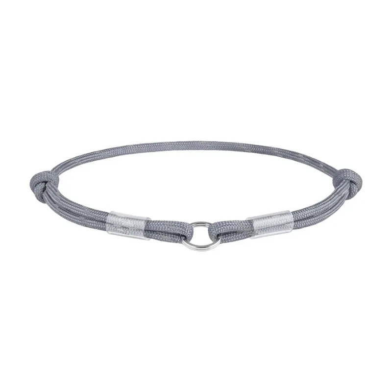 Шнурок из паракорда для адресника, светоотражающий, M, серебряный WAUDOG Smart ID Tag Cord