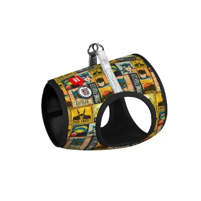 Шлея для собак м'яка «Бетмен вінтаж», XS1 WAUDOG Clothes Soft Harness Batman Vintage