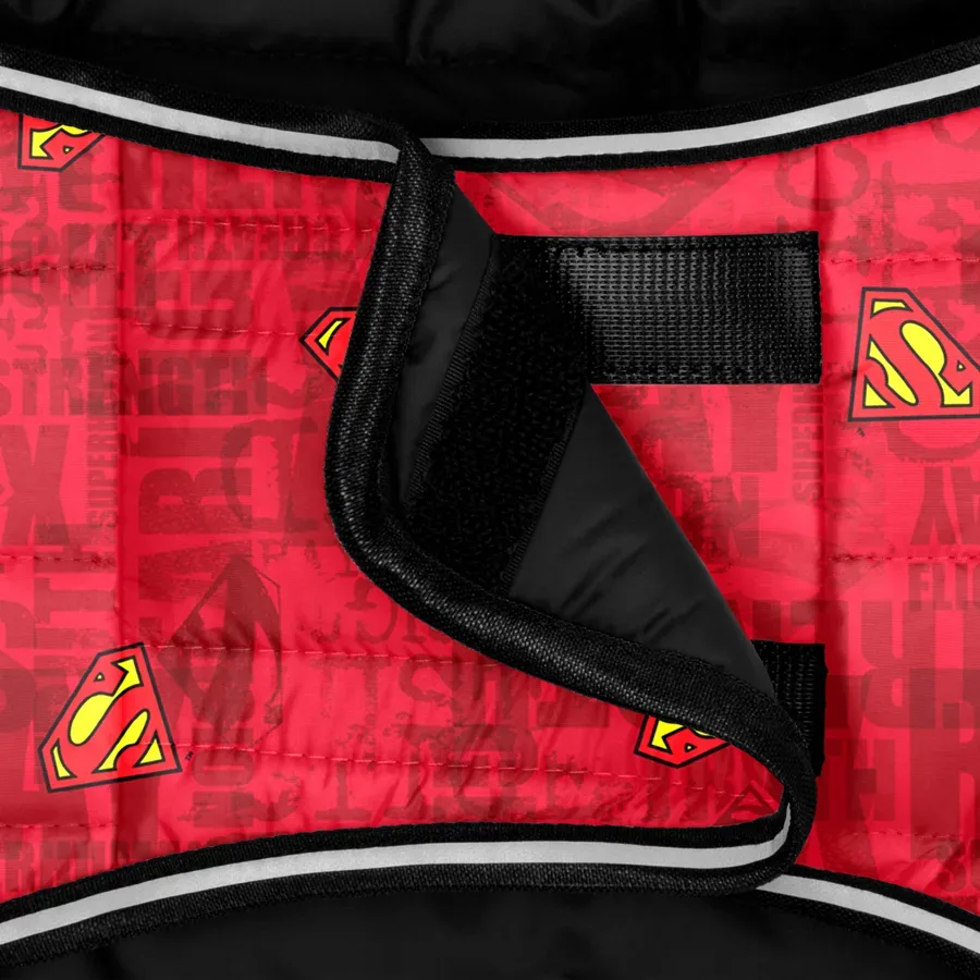 Курточка-накидка для собак «Супермен красный», L WAUDOG Clothes Dog Cape Jacket Superman Red