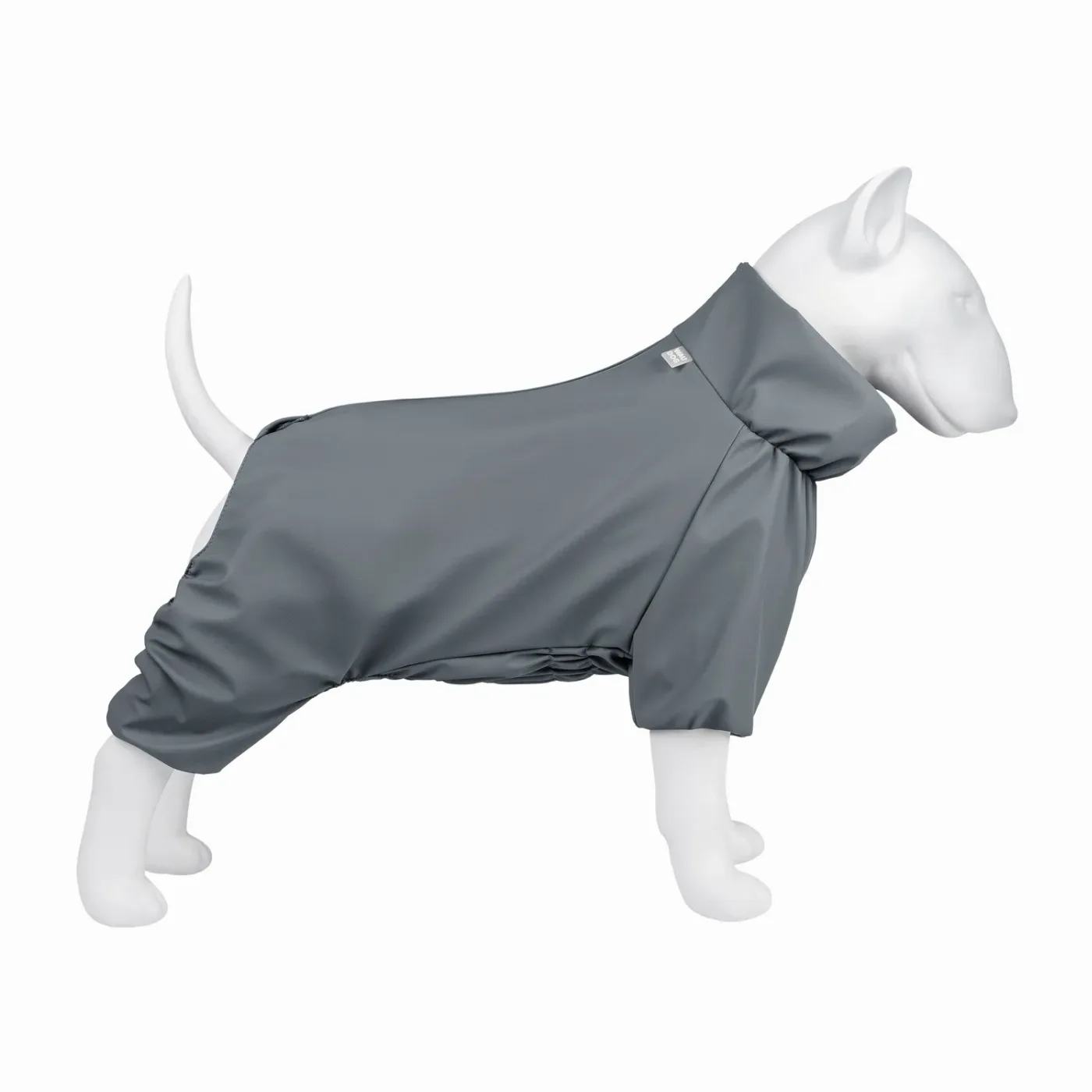 Дощовик для собак, водонепроникний, L55, сірий WAUDOG Clothes Dog Raincoat