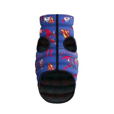 Курточка для собак двостороння «Сила Супермена», S40 WAUDOG Clothes Dog Jacket Superman Power