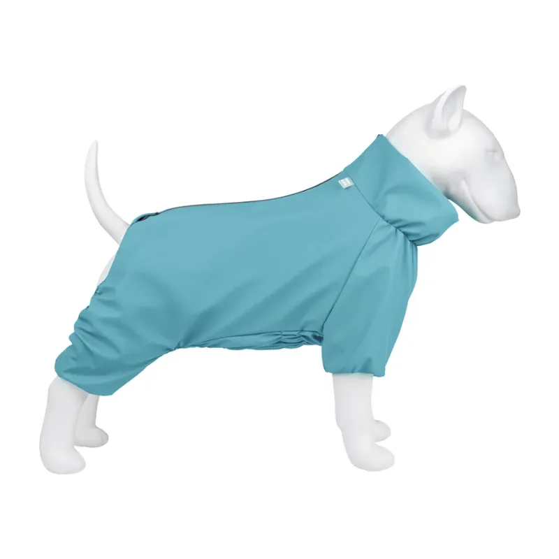 Дощовик для собак, водонепроникний, XS30, блакитний WAUDOG Clothes Dog Raincoat