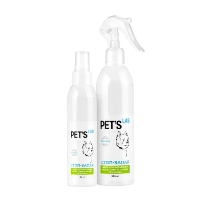 Средство для устранения пятен и запаха мочи собак "СТОП-ЗАПАХ", PET'S LAB, 150мл Pet's Lab Stain and Odor Remover