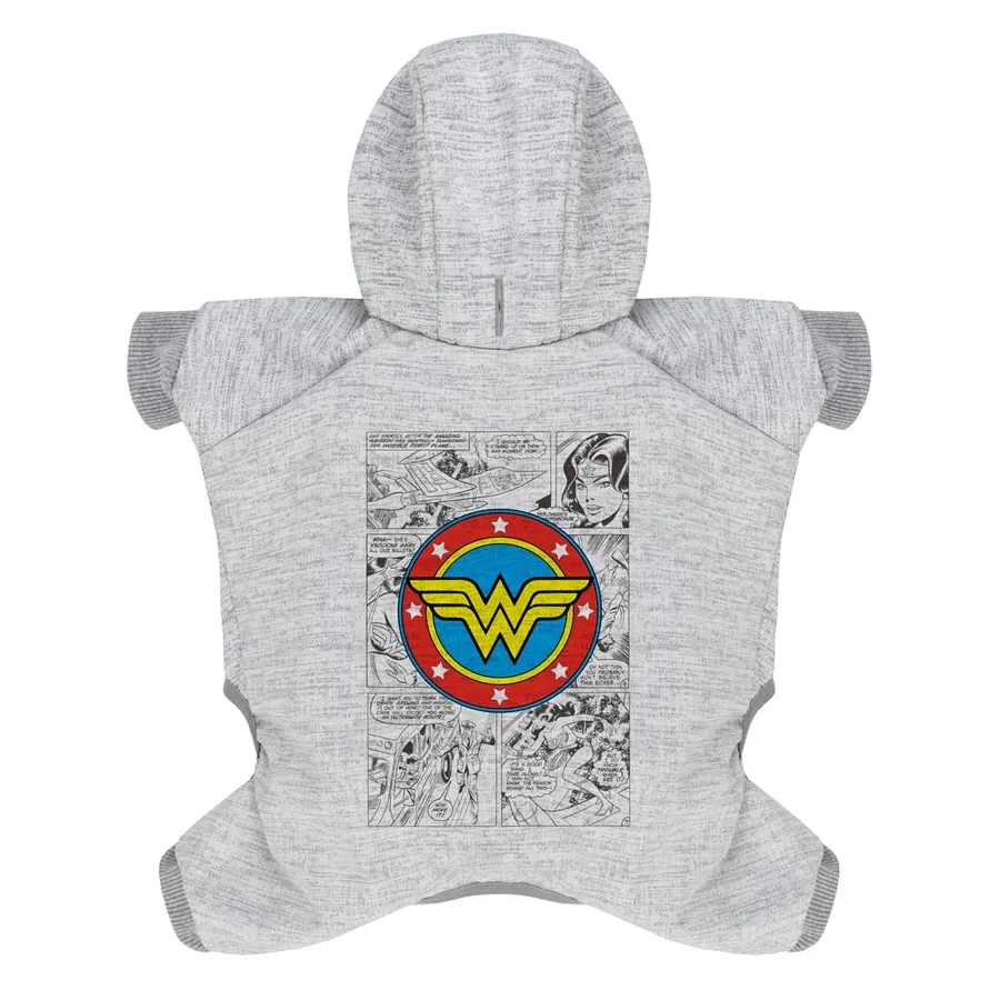 Комбинезон для собак, софтшелл «Чудо-женщина комикс», L55 WAUDOG Clothes Dog Jumpsuit Wonder Woman Comics
