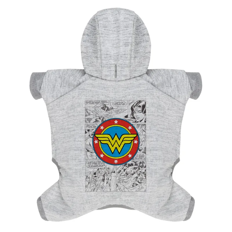 Комбинезон для собак, софтшелл «Чудо-женщина комикс», L55 WAUDOG Clothes Dog Jumpsuit Wonder Woman Comics