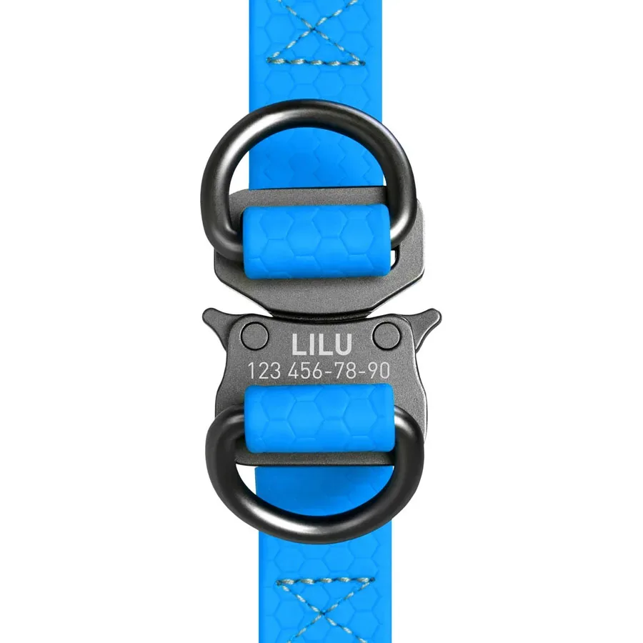 Шлея для собак водостійка, L, блакитний WAUDOG Waterproof Harness