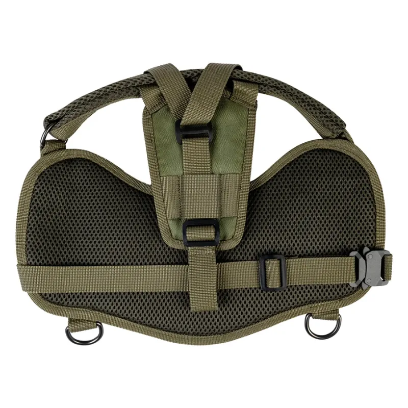 Шлея для служебных собак, светоотражающая, XS, хаки WAUDOG PRO-2 Harness