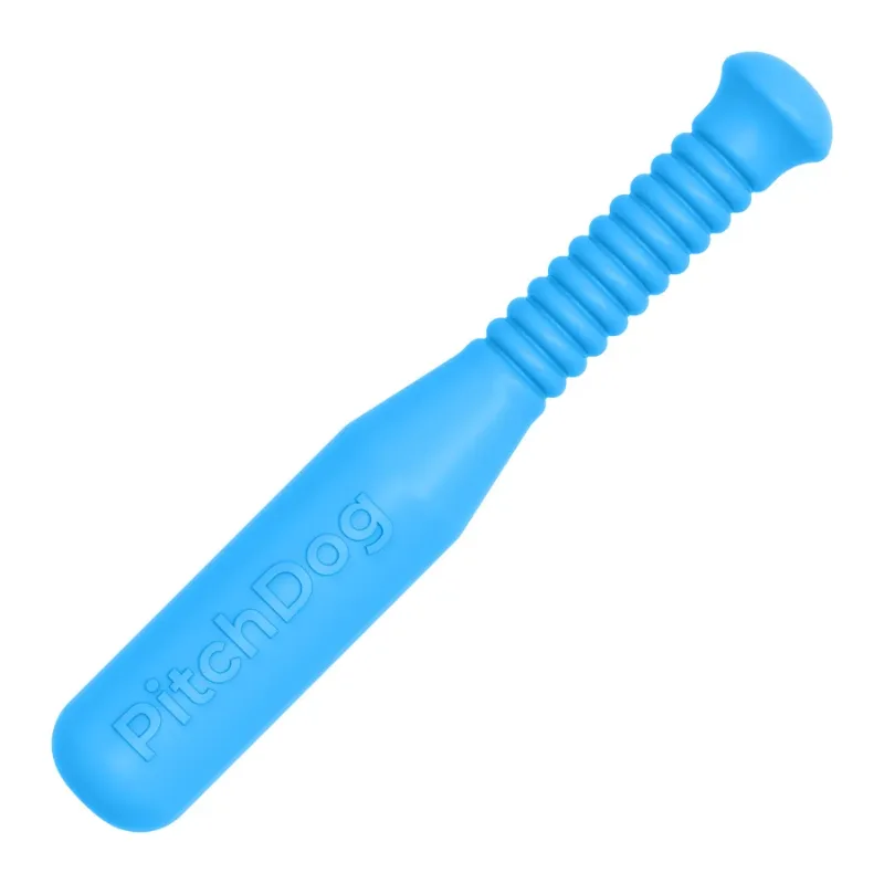 Игровая бита для апортировки, голубой PitchDog Bat